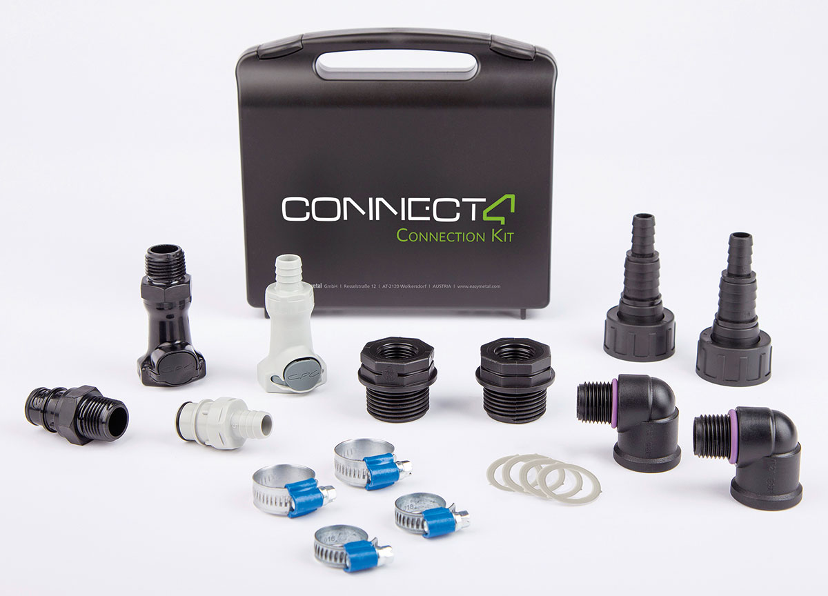 easymetal CONNECT4 Connection-Kit - Deionisierung - easymetal